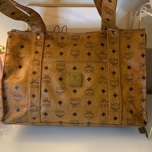 MCM Vintage Visetos Shopping Tote EUC